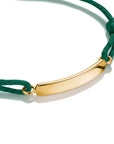 Textile bracelet green