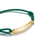 Textile bracelet green