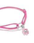 Hello Kitty Textile Bracelet with Pink Flower
