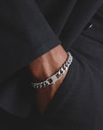 Stainless Steel Curb Chain Bracelet 9mm