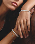 Stainless Steel Freshwater Pearl Bracelet