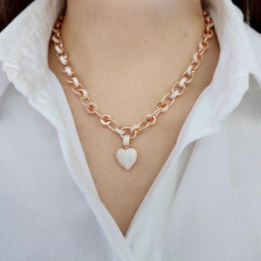 ADORE YOU NECKLACE - STERLING SILVER