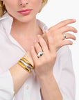 THOMAS SABO Bangle in organic shape gold