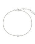 Ania Haie Silver Sparkle Bezel Bracelet