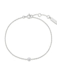 Ania Haie Silver Sparkle Bezel Bracelet