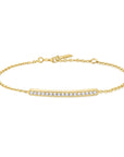 Ania Haie Gold Pave Bar Bracelet