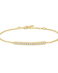 Ania Haie Gold Pave Bar Bracelet