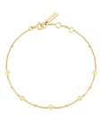 Ania Haie Gold Disc Station Bracelet