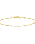 Ania Haie Gold Disc Station Bracelet