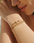 Ania Haie Gold Linked Star Bracelet