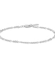 Ania Haie Silver Filia Curb Chain Bracelet