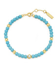 Ania Haie Gold Lab Created Turquoise Bracelet