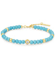 Ania Haie Gold Lab Created Turquoise Bracelet