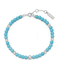 Ania Haie Silver Lab Created Turquoise Bracelet