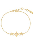 Ania Haie Gold Linked Star Bracelet