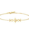 Ania Haie Gold Linked Star Bracelet