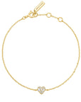 Ania Haie Gold Sweetheart Pave Bracelet