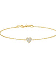 Ania Haie Gold Sweetheart Pave Bracelet