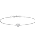 Ania Haie Silver Sweetheart Pave Bracelet