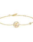 Ania Haie Gold Star Mother-of-Pearl Bracelet