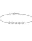 Ania Haie Silver Pave Multi Beaded Chain Bracelet