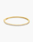 Gold Pave Tennis Bangle