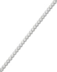 HEIRLOOM BRILLIANT CUT DIAMOND TENNIS BRACELET - SOLID GOLD