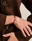 THOMAS SABO Connect Textile Bracelet Red