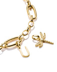 THOMAS SABO Connect Charm letter U Gold