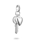 THOMAS SABO Connect Charm key with heart silver