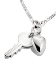 THOMAS SABO Connect Charm key with heart silver