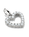 THOMAS SABO Connect Charm heart with white stones