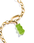 THOMAS SABO Connect Charm Goldbear in green