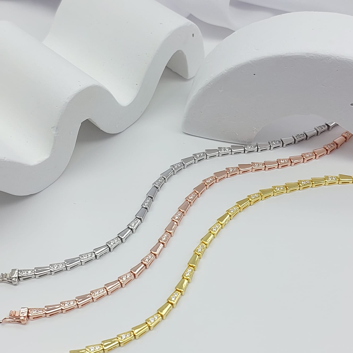 SERPENTINE BRACELET - STERLING SILVER