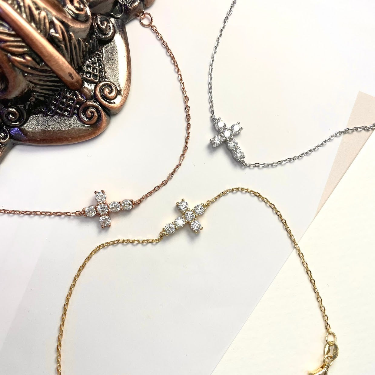 KAILANI CROSS BRACELET - STERLING SILVER