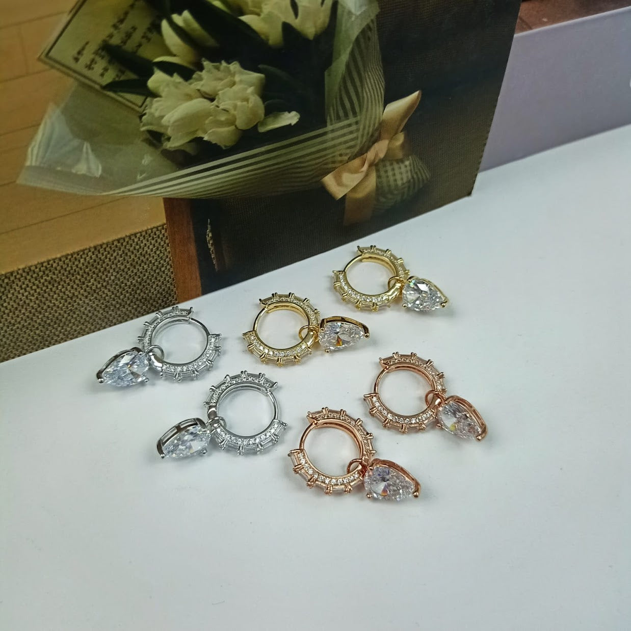MARAIS DROP EARRINGS - STERLING SILVER