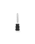 THOMAS SABO Single hoop earring with black Goldbear pendant & zirconia