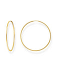 THOMAS SABO Large Hoop Earrings Gold Plated