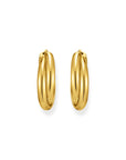 THOMAS SABO Hoop earrings intertwined design gold