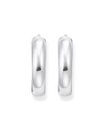 THOMAS SABO Large chunky hoop earrings silver