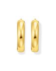 THOMAS SABO Large chunky hoop earrings gold