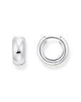 THOMAS SABO Hoop earrings in chunky design mini silver