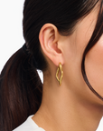 THOMAS SABO Big Wavy Hoop Earrings in Gold