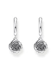 THOMAS SABO Midnight Rose hoop earrings