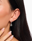 THOMAS SABO Midnight Rose hoop earrings