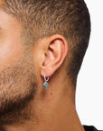 THOMAS SABO Midnight Rose hoop earrings