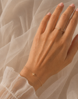 9CT PETAL BRACELET