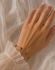 9CT ZELIE EVIL EYE BRACELET