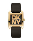 DKNY Iconic - City Maxi Gold Stainless Steel 29x37mm Watch