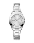 DKNY Everyday -Park Ave Logo Silver Stainless Steel 30mm Watch